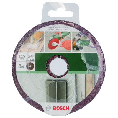 Disques Abrasifs Sur Fibres Pour Meuleuses Angulaires, Set De 5 Pièces, Au Corin