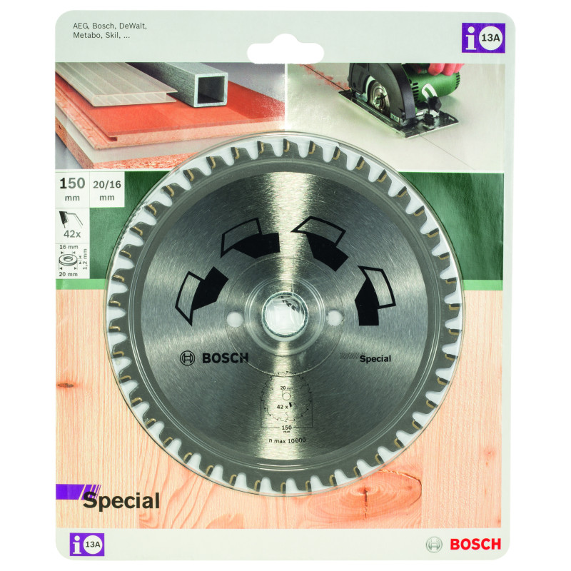Lame De Scie Circulaire Special D 150 mm Alésage 20 mm Dents 42