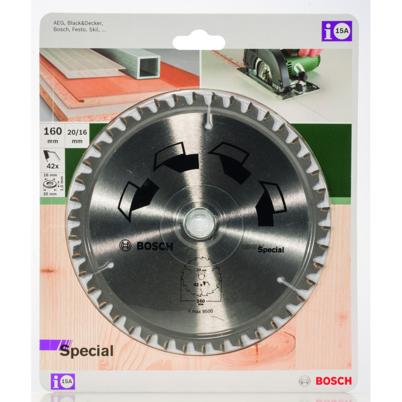 Lame De Scie Circulaire Special D 160 mm Alésage 20 mm Dents 42