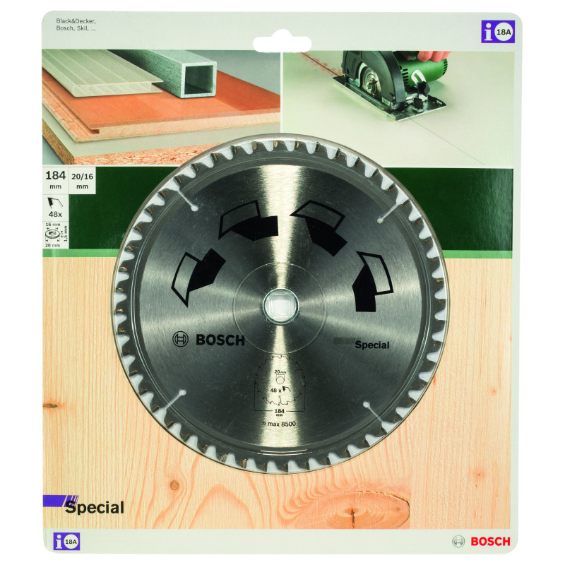 Lame De Scie Circulaire Special D 184 mm Alésage 16 mm Dents 48