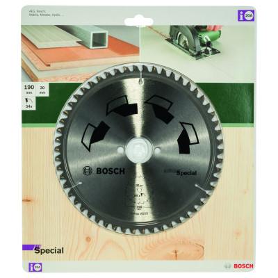 Lame De Scie Circulaire Special D 190 mm Alésage 30 mm Dents 54