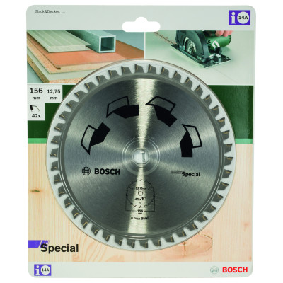 Lame De Scie Circulaire Special D 156 mm Alésage 12,75 mm Dents 42