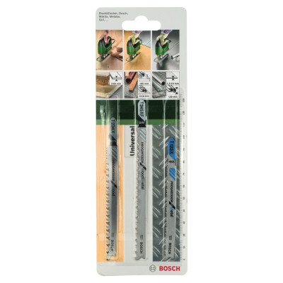 Lames De Scie Sauteuse Progressor, Lot De 3 Pièces, Emmanchement En T T 123 X T