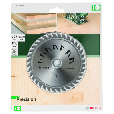 Lame De Scie Circulaire Precision D 127 mm Alésage 20 mm Dents 36