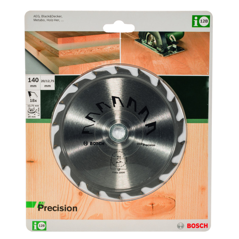 Lame De Scie Circulaire Precision D 140 mm Alésage 20 mm Dents 18