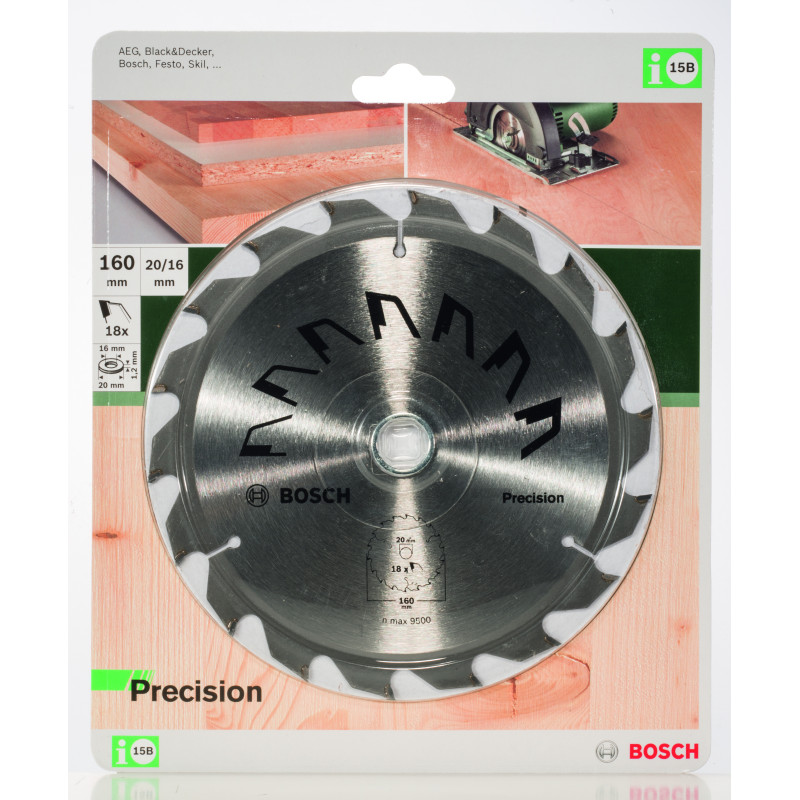 Lame De Scie Circulaire Precision D 160 mm Alésage 20 mm Dents 18