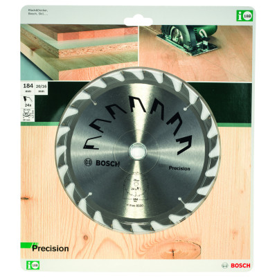 Lame De Scie Circulaire Precision D 184 mm Alésage 16 mm Dents 24