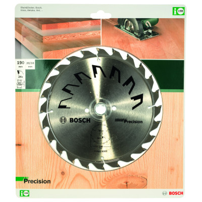 Lame De Scie Circulaire Precision D 190 mm Alésage 20 mm Dents 24