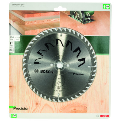 Lame De Scie Circulaire Precision D 190 mm Alésage 20 mm Dents 48
