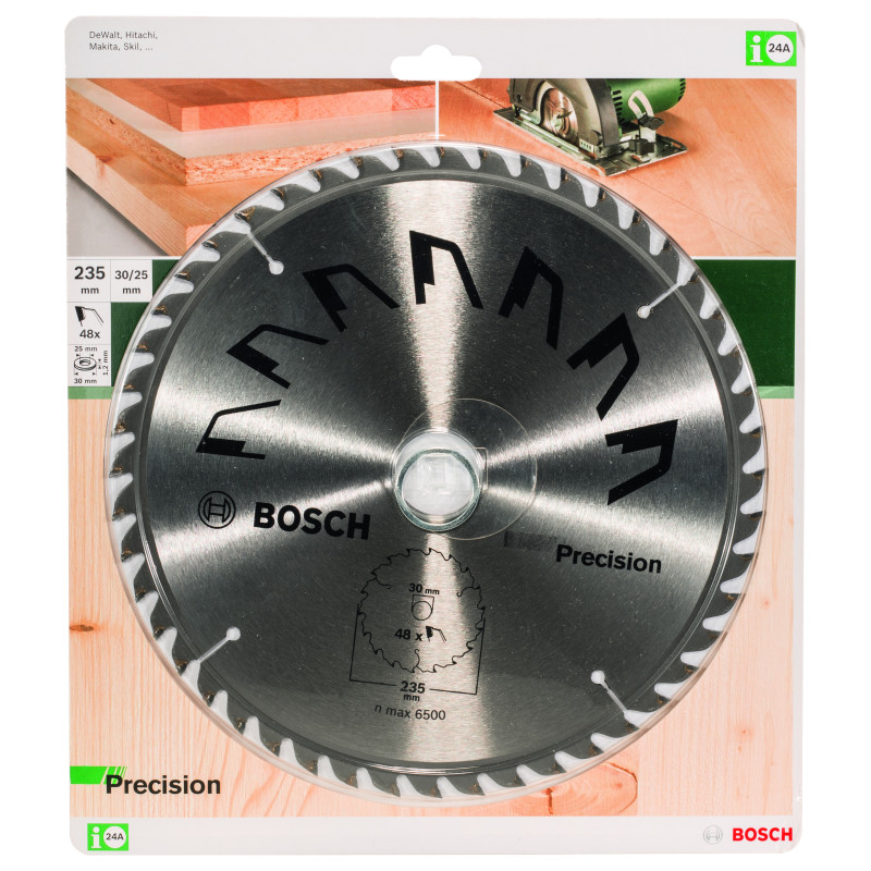 Lame De Scie Circulaire Precision D 235 mm Alésage 30 mm Dents 48