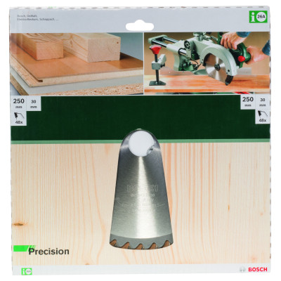 Lame De Scie Circulaire Precision D 250 mm Alésage 30 mm Dents 48