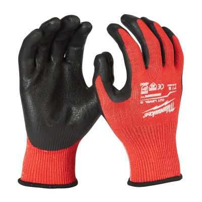 Gants Anti-Coupure Niveau 3/C-S/7- 1 Pc-Milwaukee Epi