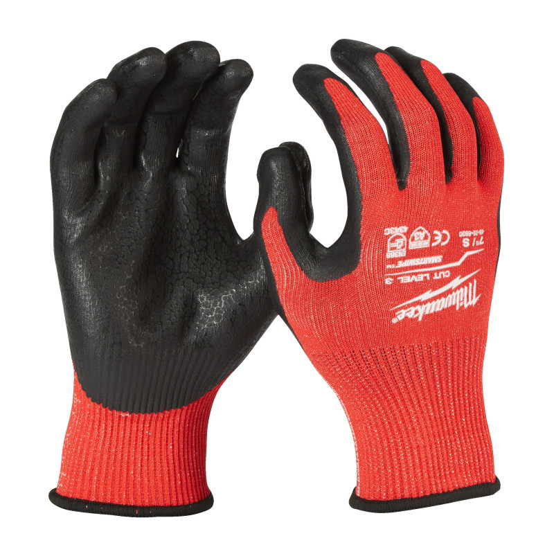 Gants Anti-Coupure Niveau 3/C-S/7- 1 Pc-Milwaukee Epi