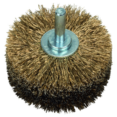 Brosse De Cérusage Pour Perceuses, À Fils Ondulés, Laitonnés, 80 mm Diamètre 8