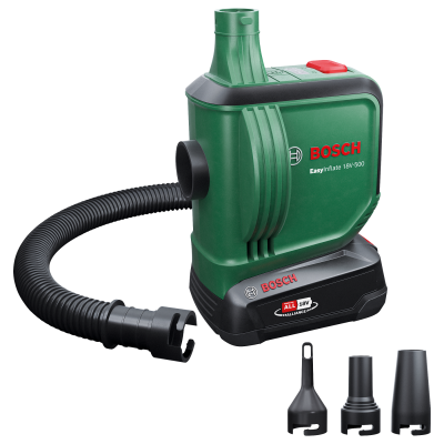 Gonfleur Easyinflate 18V-500 Set Avec Batterie 2,0Ah, Chargeur Al 18V 20 + 3 Bus