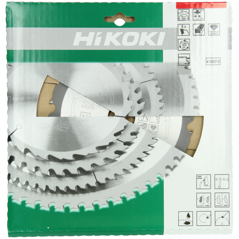 Lame Scie Circ. Ø160X30 Z8 - Plaque Plâtre/Ciment