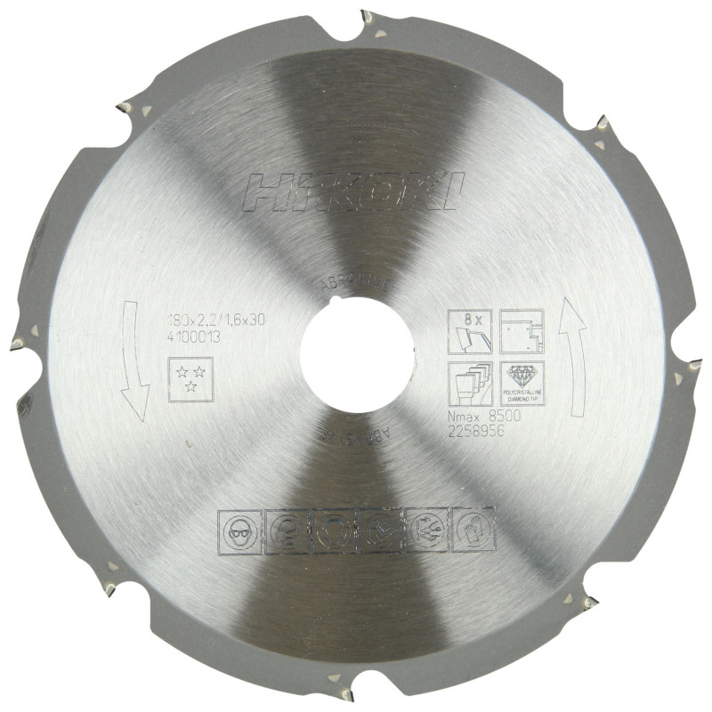 Lame Scie Circ. Ø180X30 Z8 - Plaque Plâtre/Ciment