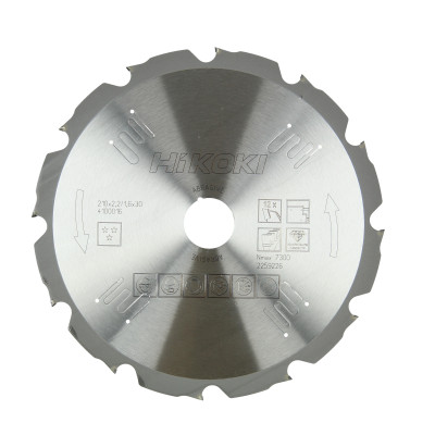 Lame Scie Circ. Ø210X30 Z12 - Plaque Plâtre/Ciment