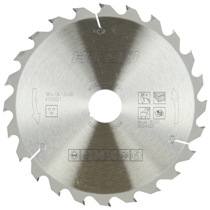 Lame Scie Circulaire Ø185 X 30 Z24 (1,2 mm)