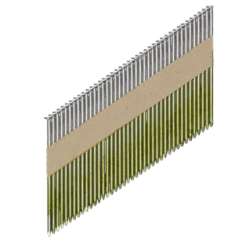 Clous Tête D 34° B.Papier 3,1X90 Lisse Elgv X2500
