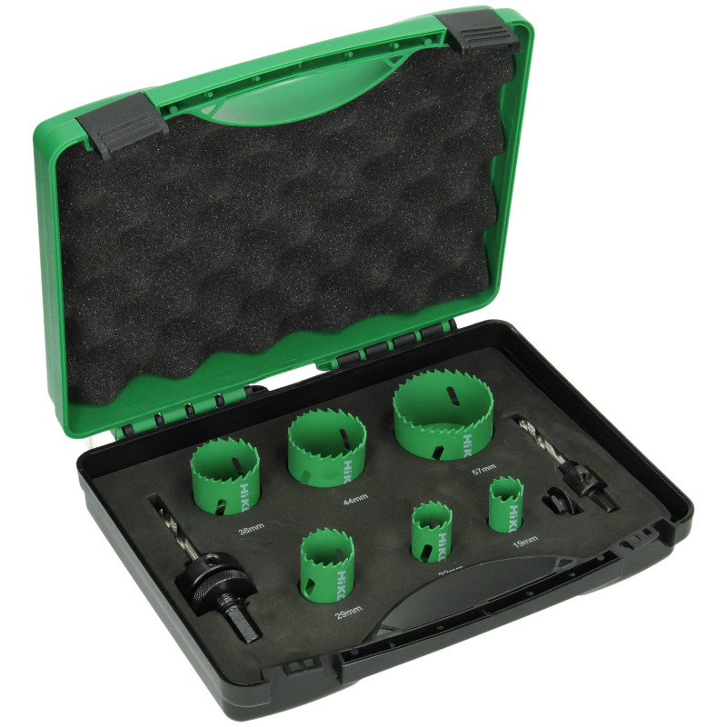 Coffret 6 Scies Cloche Bimétal Plombier (9 Pcs)