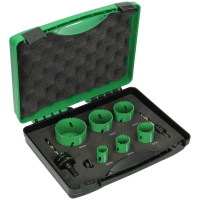 Coffret 6 Scies Cloche Électricien Ø22 À 64