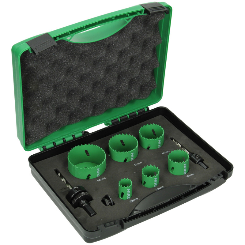 Coffret 6 Scies Cloche Électricien Ø22 À 64