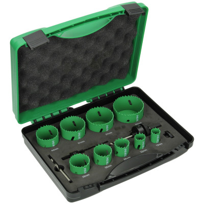 Coffret 9 Scies Cloche Mécanicien Ø19 À 64