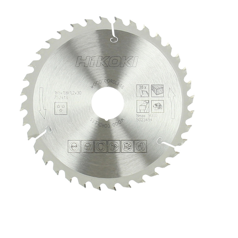 Lame Scie Circulaire Ø165 X 30/20 Z36 (Ép.1,8)