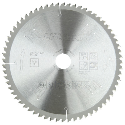 Lame Scie Circulaire Ø235 X 30 Z64 - Alu/Stratifié