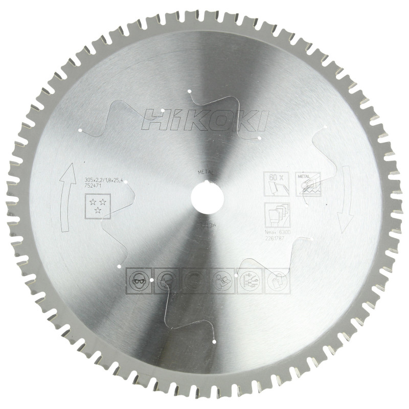 Lame Scie Circulaire Hm Ø305X25.4 Z60 Métal