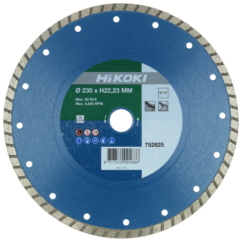Disc Diamant Ø230X22.2X6 - Turbo Standard - Mtx Très Durs