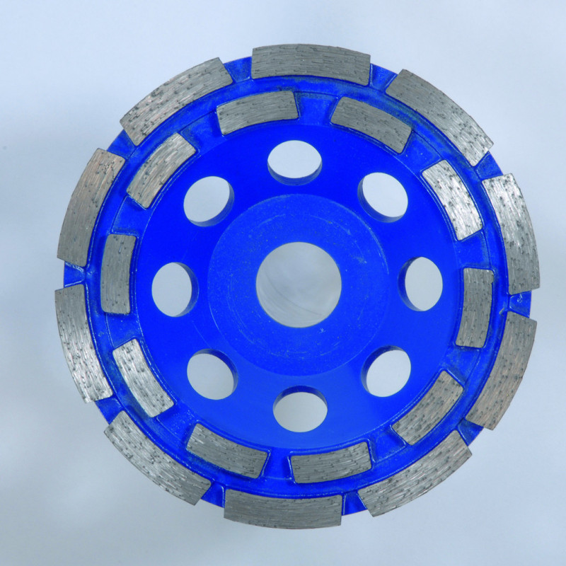 Meule Diamant Ø115X22,2 Seg.5 Double Rangée À Surfacer Mtx Très Durs Premium