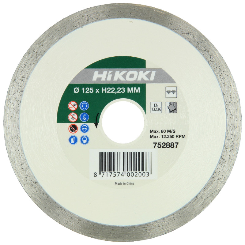Disc Diamant Ø125X22.2X5 - Segmenté Laser - Carrelage, Pierre