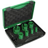 Coffret Plombier 7 Scies Trépan Ø19 À 57Mm Carbure
