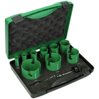 Coffret Électricien 9 Scies Trépan Ø19-76 Carbure