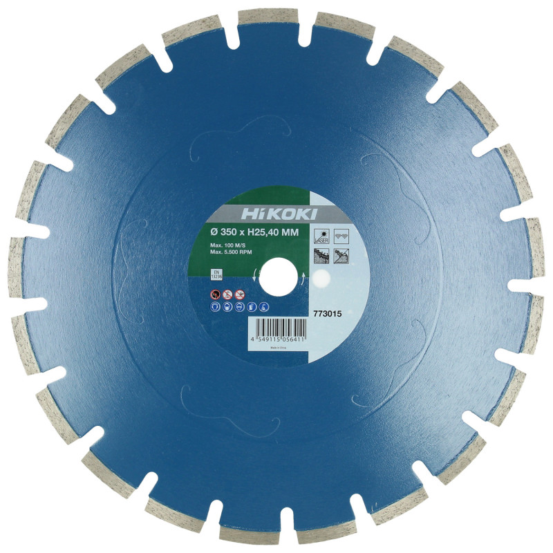 Disc Diamant Ø350X25,4X10 - Béton Univ. Laser - Mtx Très Durs