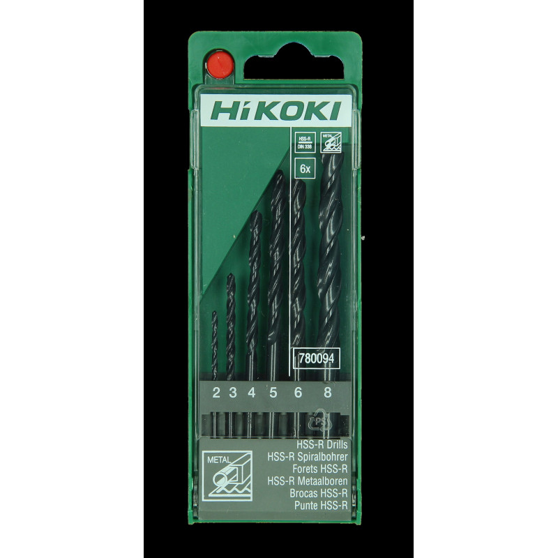 Coffret De 6 Forets Métaux R Din 338