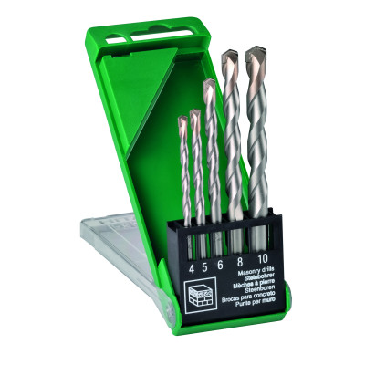 Set De Forets Maçon. 4/5/6/8/10 mm 2T