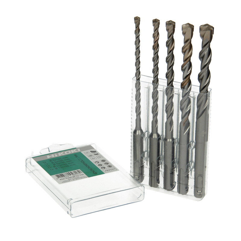 Set 5 Foret Béton SDS+ Hm Ø5/6/8/10/12 X160 2T