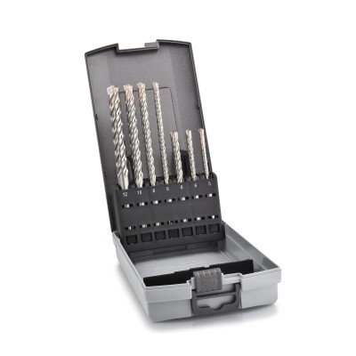 Set 7 Foret Béton SDS+ Fch Ø5-12 Xl.110 Et 160 4T