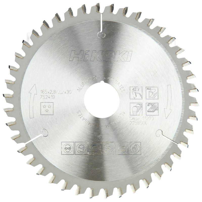 Lame Scie Circulaire Ø165 X 30 Z42 - Alu/Stratifié