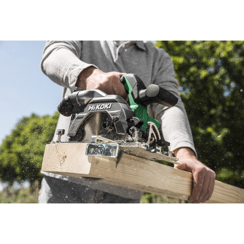 Scie Circulaire Ø165 Cap.66 - Multivolt 36V 2,5Ah Brushless - Raccord Aspi Rota