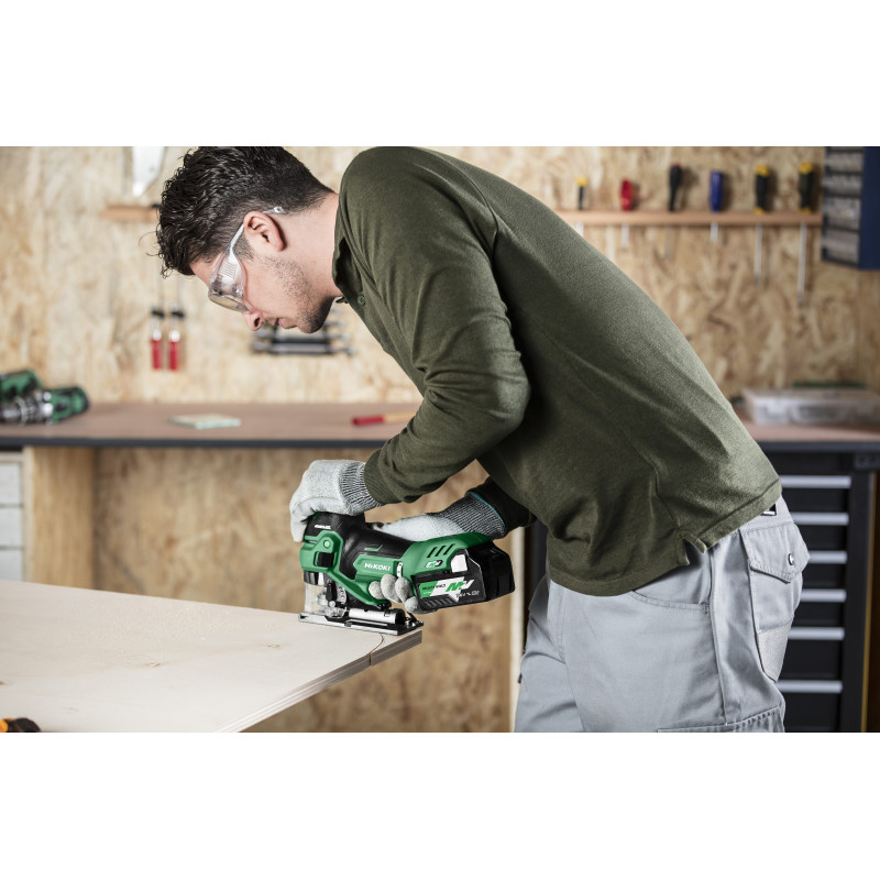 Scie Sauteuse 160Mm Multivolt 36V 2,5Ah Brushless - Poignée Champignon - Hitcas