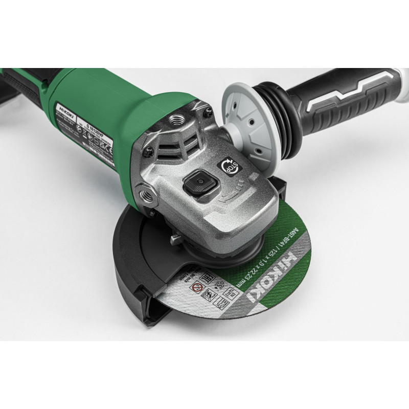 Meuleuse Ø125 18V Li-Ion Brushless - Inter.Homme Mort - Frein - Lvh -No Batt/