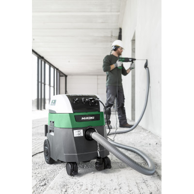 Aspirateur 1200W 4,3M3/Min Cuve 25L - 20/15L Poussière/Eau Classe M - Décolm.