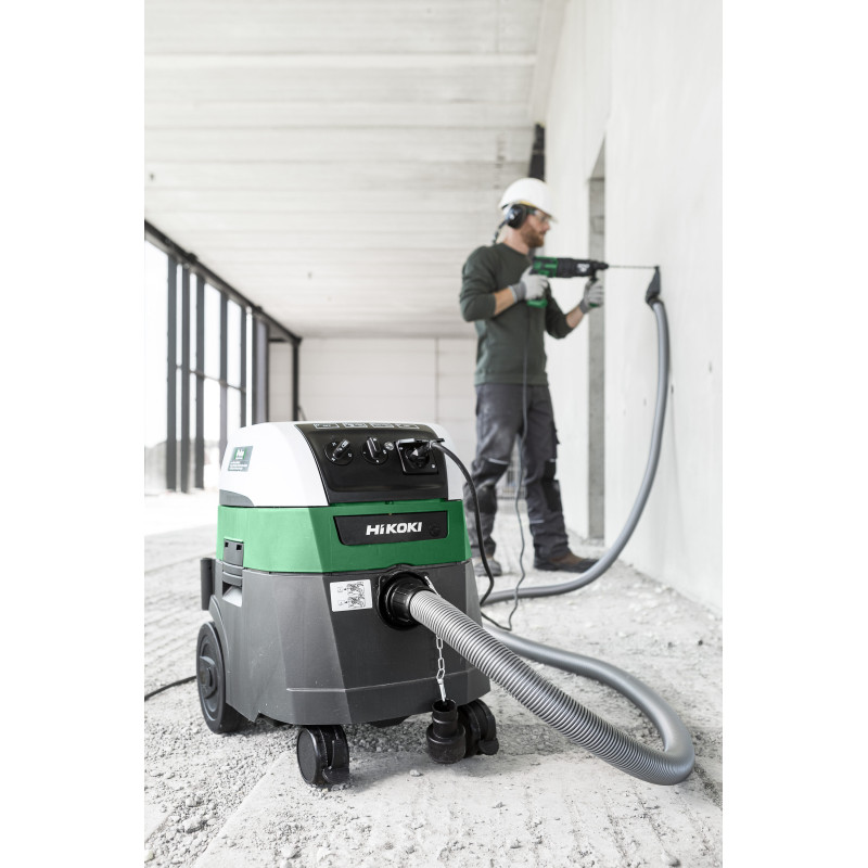 Aspirateur 1200W 4,3M3/Min Cuve 25L - 20/15L Poussière/Eau Classe M - Décolm.