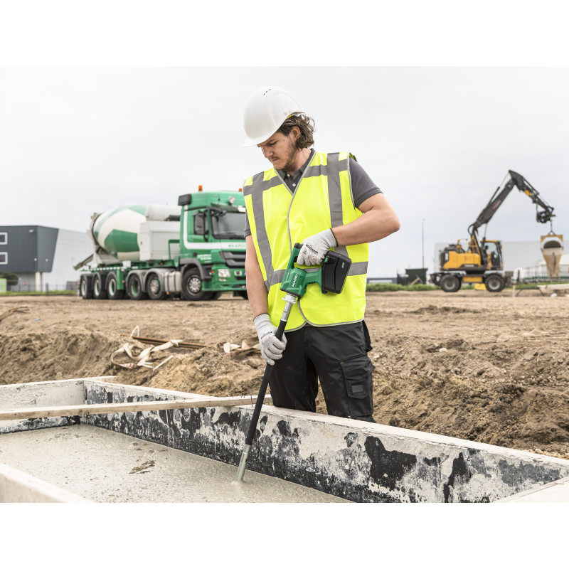 Aiguille Ø28Mm Vibreur À Béton Multivolt 36V - No Batt/No Charg.- Carton