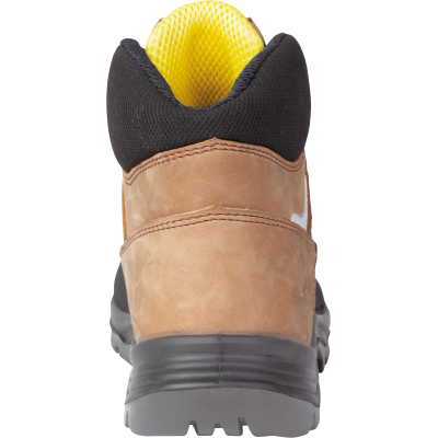 Chaussure Haute - Croûte De Cuir Enduit Pu - Cuir Vachette - Semelle : Pu/2D Ch.