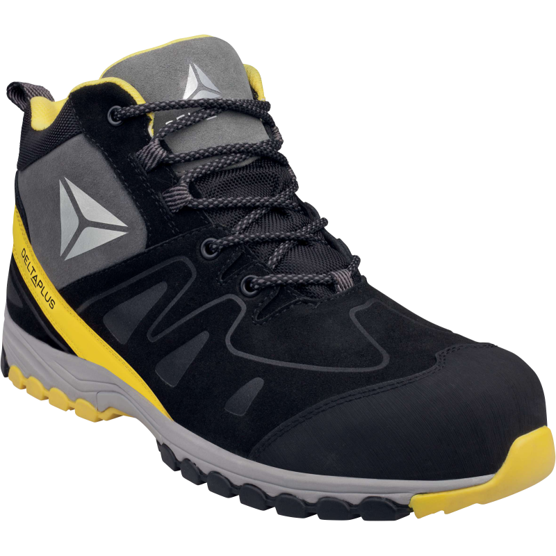 Chaussure Haute - Cuir - Croûte-Velours - Semelle : Eva/Nitrile Ch.Haute Manhatt